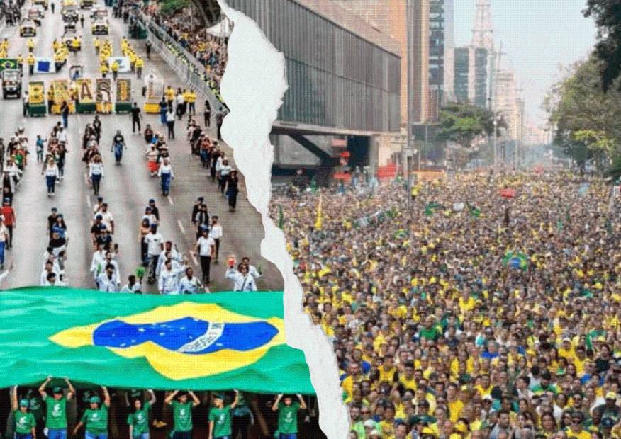 Povo dividido: esquerda e direita fazem manifestações neste 7 de setembro